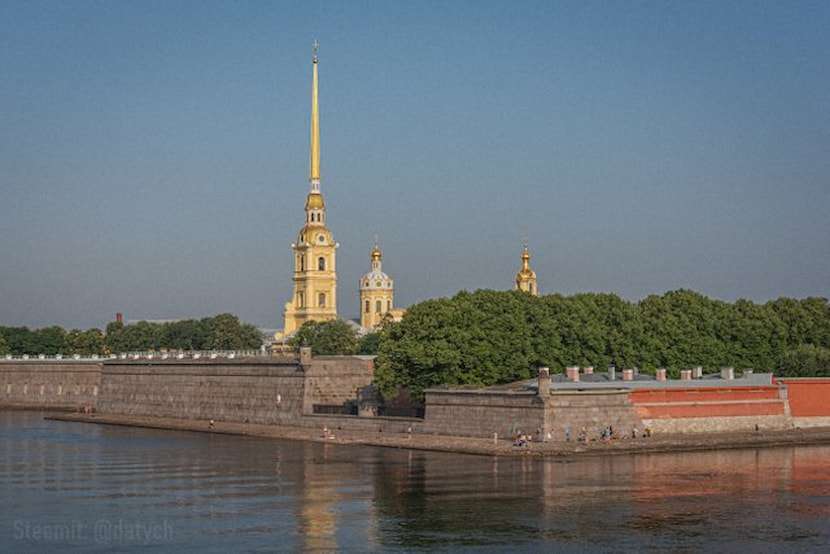 Купание у Петропавловской крепости, Петербург Купание у Петропавловской крепости, Санкт-Петербург